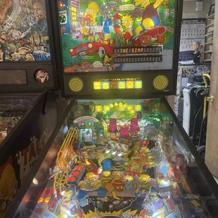 There are three old school arcade games to play.