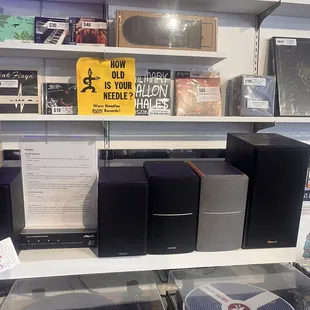 They sell plenty of speakers for your record player and gives you great info on all of them and how it works