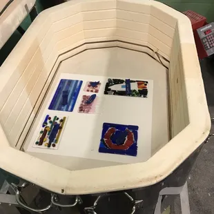 Indy fused glass