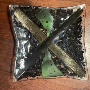 Fused Glass Key Holder