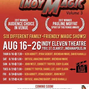 Our twelfth Indy Fringe Festival