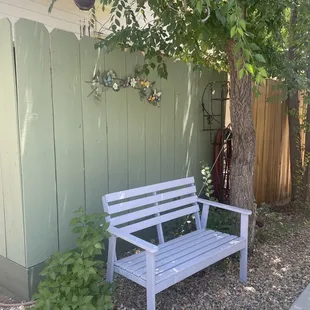 Many cute seating areas