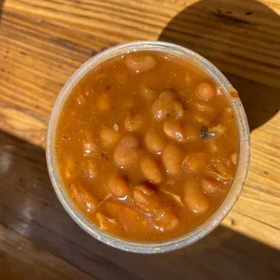 a bowl of beans