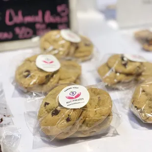a display of cookies