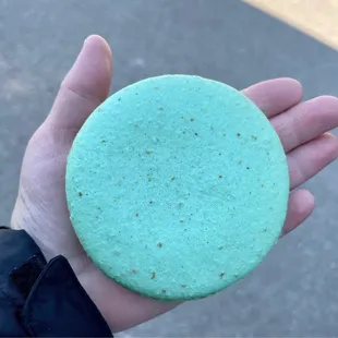 Pistachio macaron from Petit Regal