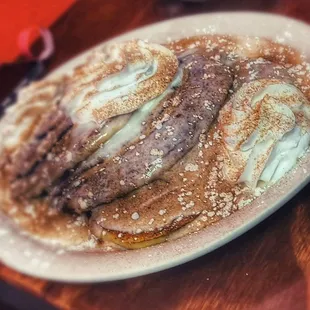 cinnamon roll pancake