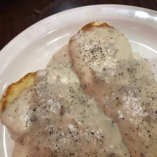 Crispy biscuits...and gravy