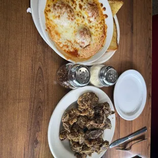 Meatball Trio Plate &amp; Chicken Livers