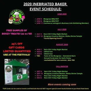 2020 events