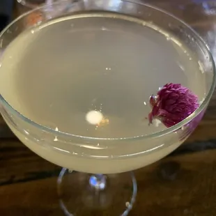 Smoked pear cocktail