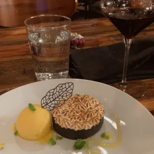 Panna cotta , beautiful presentation