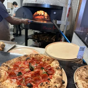 Marinara Rustica with pepperoni added extra
