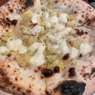 Potato and Onion Pizza