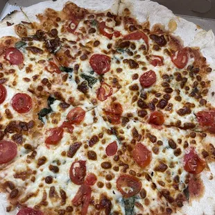 No sauce on the margarita pizza