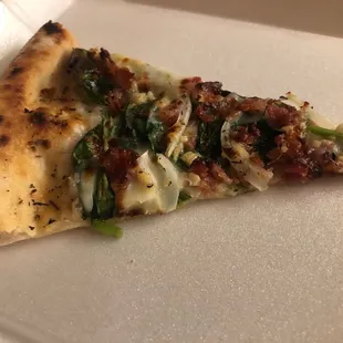 a slice of pizza