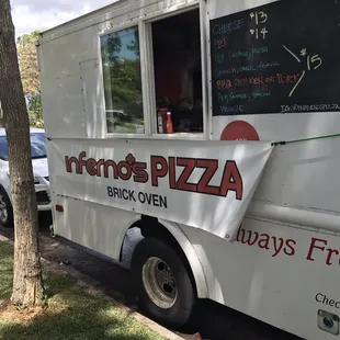 Infernos truck at Mililani Tech Park - said they plan to be here Tuesday's and Friday's.