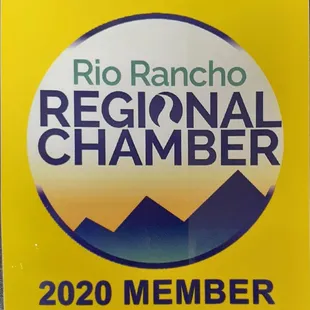 Member of the Rio Rancho Regional Chamber of Commerce since 2020!