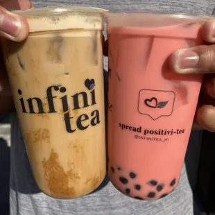 In the Kam Shopping Center in Kalihi, Infinitea Cafe is pumpin&apos;  out some tasty tea drinks!
