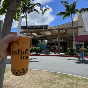 Thai milk tea w/boba