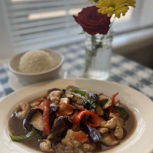 Eggplant Thailand with Pork