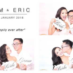 Our photobooths are equipped with Canon DSLR cameras that produces high-definition photos!