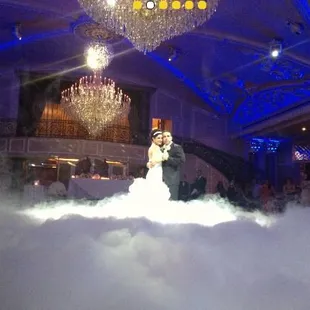 Our dry ice machine will make you look like you're both "Dancing on a Cloud"