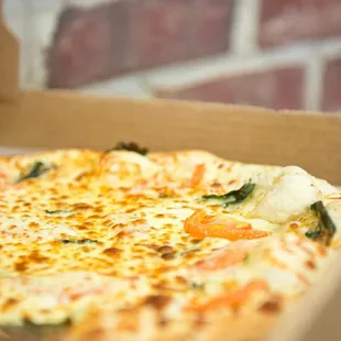 a pizza in a box