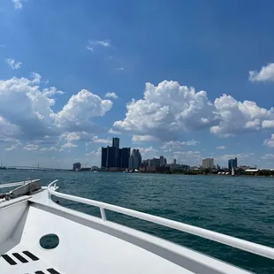 View of Detroit from Ovation Yacht!