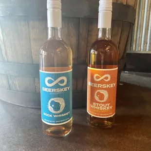 We produce Whiskey! Our beer mash is from a local brewery.