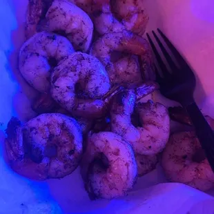 2 orders of grilled shrimp $12 total on Wednesdays