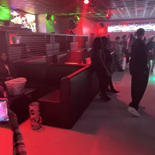 making people stand around