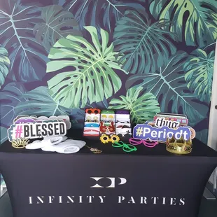 Love how well organized the prop table is set up