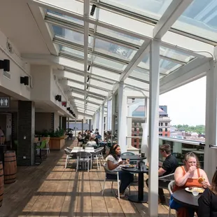 outdoor dining area
