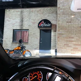 sushi and sashimi, outside