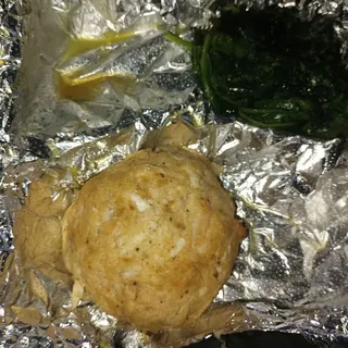 Broiled Crab Cake Dinner