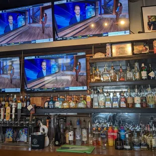 The bar set up