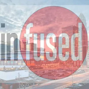 Logo with Uptown Charlotte in Background