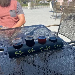 Flight from infusion brewery that is new!