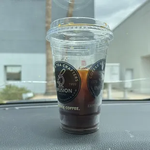Double shot over ice cream