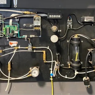 Working deconstructed espresso machine used for training repair technicians