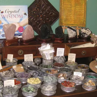 Stone Collection and Crystals.