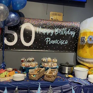 Thank you Andrea and Jacob for allowing us to host Francisco&apos;s 50th at infusions. Everyone enjoyed themselves.