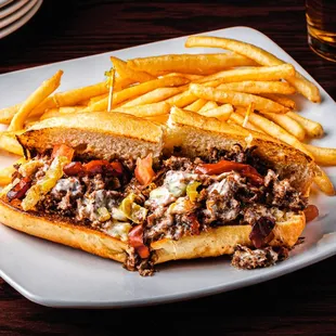 One our most popular items for delivery. The Inga*s Philly Cheesesteak.