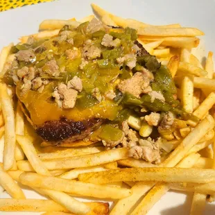 Green Chili Burger