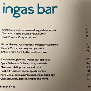 Could use some more vegetarian options...