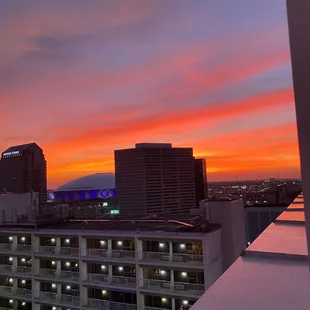 Sunset from monkey board