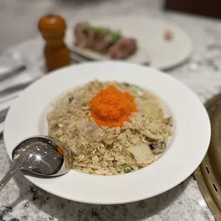 Crab meat fried rice