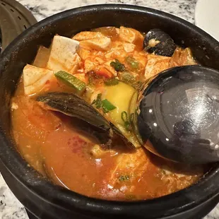 Seafood Tofu Soup