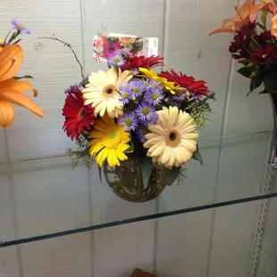 Ready to pick up flowers