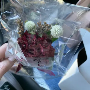 Matching Fall Boutonniere